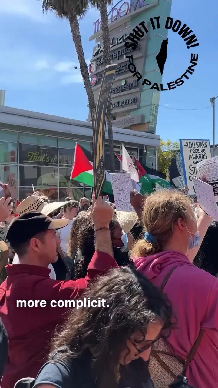 Hands Off Rafah No Awards Amid Genocide Oscars Action 2
